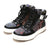 Brocart floral et chaussures de sport en cuir Baskets de style chinois