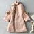 Berber Fleece Retro Chinese Style Knee Length Wind Coat