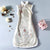 Floral Fancy Cotton Knee Length Chinese Wadded Waistcoat Chinese Dress