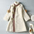 Berber Fleece Retro Chinese Style Knee Length Wind Coat