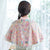 Cheongsam Matched Floral Lace Shawl Cloak Bolero Jacket with Tassels