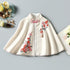 Cheongsam Matched Floral Embroidery Sheep Down Shawl Cloak Bolero Jacket