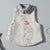 Fur Collar Floral Embroidery Thick Chinese Style Waistcoat Vest