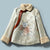 Floral Brocade Fur Collar & Cuff Women's Chinese Style Wadded Coat