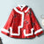 Floral Brocade Fur Edge Women's Chinese Style Wadded Coat with Strap Buttons