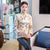 Long Sleeve Floral Lace Cheongsam Top Chinese Style Jacket