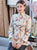 Long Sleeve Floral Lace Cheongsam Top Chinese Style Jacket