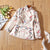 Long Sleeve Floral Lace Cheongsam Top Chinese Style Jacket
