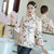 Long Sleeve Floral Lace Cheongsam Top Chinese Style Jacket