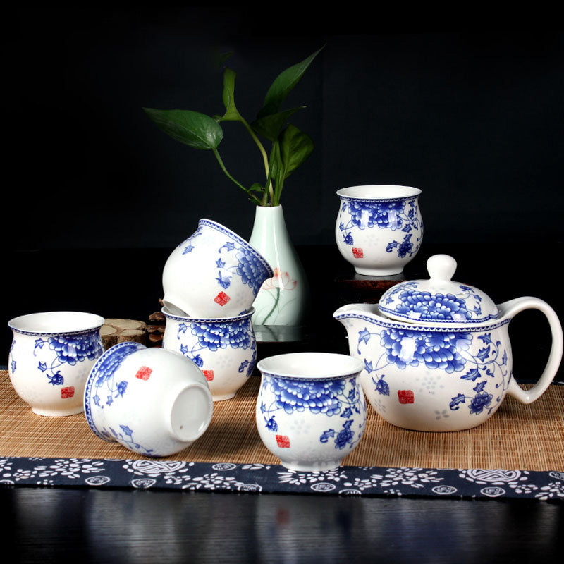 White Porcelain Gong Fu Teapot