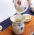 Set da tè Kung Fu in porcellana cinese scavata floreale 11 pezzi