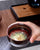 Chinesisches farbiges Glasur-Keramik-Kung-Fu-Tee-Set 6 Teetassen