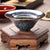 Chinese Colored Glaze Pottery Kung Fu Tea Set 4 Tea Cups