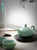 Cyprinus Juego de té de porcelana tallada Kung Fu Tazas Tetera 7 piezas