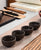Ensemble de thé Kung Fu en poterie émaillée rouge foncé tasses théière 12 pièces