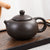 Dunkelrot emaillierte Keramik Kung Fu Teeset Tassen Teekanne 12 Stück