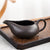 Juego de té de Kung Fu de cerámica esmaltada de color rojo oscuro, tazas, tetera, 12 piezas