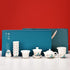 Chinesische Malerei Muster Porzellan Kung Fu Teeservice Tassen Teekanne 13 Stück