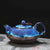 Jun Ware Pottery Kung Fu Juego de té Tazas Tetera 7 piezas