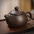 Ensemble de voyage de tasses et de caddie de théière en céramique chinoise traditionnelle