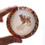 Juego de té de Kungfu chino tradicional de porcelana dorada con patrón de toro, juego de viaje