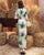 Vestido chino largo tradicional cheongsam para mujeres modernas e intelectuales