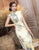 Cap Sleeve Traditional Cheongsam Chinese Dress for Modern & Intellectual Women