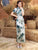 Short Sleeve Traditional Cheongsam Chinese Dress for Modern & Intellectual Women