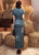Abito cinese tradizionale cheongsam a maniche corte per donne moderne e intellettuali