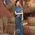 Traditionelles chinesisches Cheongsam-Kleid mit kurzen Ärmeln für moderne und intellektuelle Frauen