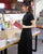 Robe chinoise Aodai A-line avec glands pour femmes intellectuelles