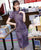 Traditionelles knielanges chinesisches Cheongsam-Kleid für moderne und intellektuelle Frauen