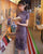 Traditional Cheongsam Knee Length Chinese Dress for Modern & Intellectual Women