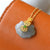 Ruyi Lock Shape Jade Pendant Gilding Necklace