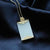 Collier Pendentif Jade Blanc Dorure