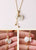 Seidentaschen-Form Weiße Jade-Anhänger-Vergoldungs-Halskette