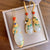 Cheongsam Form Jade Anhänger Vergoldung Halskette