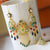 Boucles d'oreilles Jade & Cloisonné Style Chinois Dorure avec Pompons