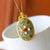 Collier Pendentif Cloisonné Dorure