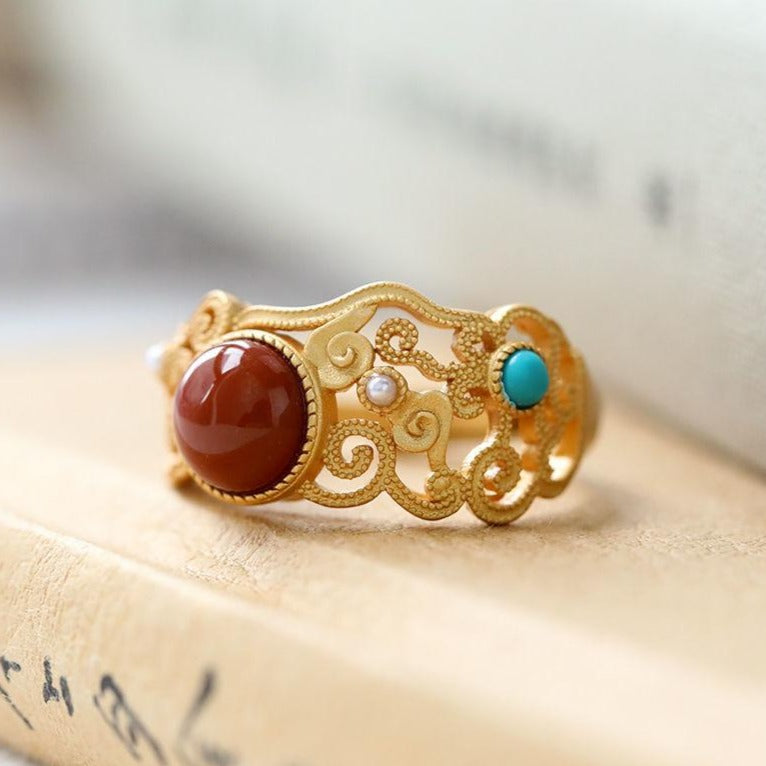 Garde bague doigt cuivre pour style coréen chinois mongol (81 Garde bague doigt cuivre pour style coréen chinois mongol (81