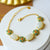 Cloisonne & White Jade Pendant Chinese Style Bracelet
