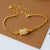Gilding Pi Xiu & White Jade Pendant Chinese Style Bracelet