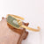 Bracelet en dorure de style chinois avec perle de jade verte