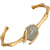 Braccialetto di doratura in stile cinese con perline a forma di cicala