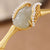 Braccialetto di doratura in stile cinese con perline a forma di cicala