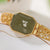 Green Jade Chinese Style Gilding Bracelet