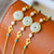 Bracelet en dorure de style chinois en perles de turquoise de corail rouge de perle de jade