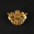 Broche cloisonné dorado con forma de flor temática del museo del palacio