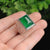 Grüner Jade-Ring aus Sterlingsilber mit Öffnungen