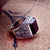 Ring mit Öffnungen aus schwarzem Achat aus Sterlingsilber